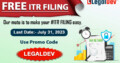 Legal Dev Offer Special Coupon Code For Free ITR F