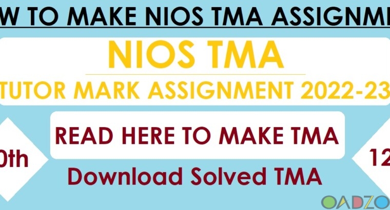 Pass 10th & 12th Class from Nios open school