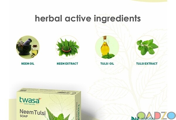 Twasa Herbal Neem Tulsi Bath Soap All Skin Type