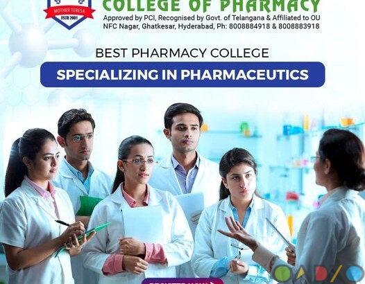 Pharmacy Colleges in Hyderabad | Best M . Pharmacy C