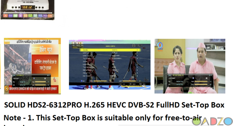 SOLID HDS2 – 6312PRO H . 265 HEVC DVB – S2 FullHD Set – To