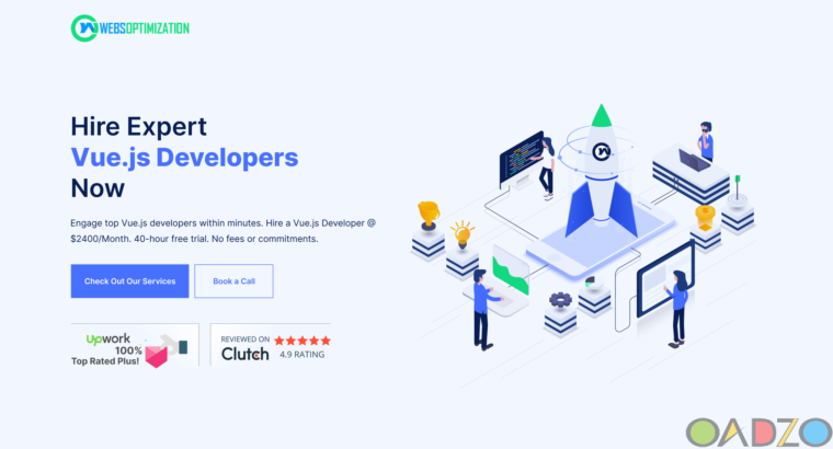 Top Vue . js Developers for Hire