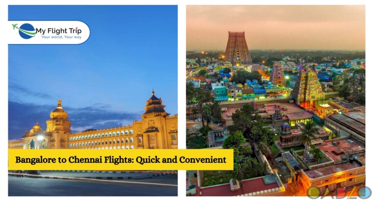 Bangalore to Chennai Flights : Quick and Convenient