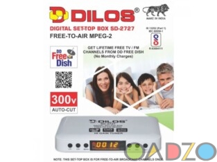 Dilos MPEG – 2 SD – 2727 DVB – S Digital FTA Set – Top Box