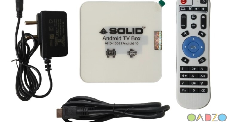 Solid AHD – 1008 4 / 32 GB Android 10 Smart Tv Box wit